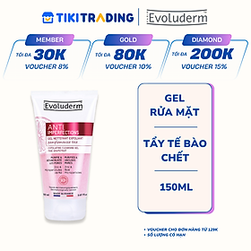 Gel rửa mặt kiêm tẩy tế bào chết tinh chất bưởi hồng danh cho da dầu mụn 150ml