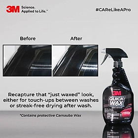 Chai xịt tăng cường độ bóng sơn xe ô tô 3M 39034 Quick Wax 473ml