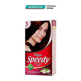 Kem Nhuộm Tóc Phủ Bạc Bigen Speedy Conditioning Color 40g .#5