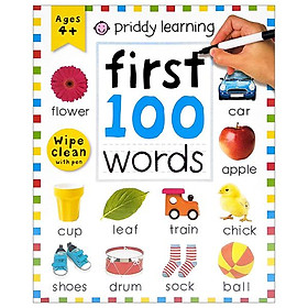 Sách Wipe Clean: First 100 Words