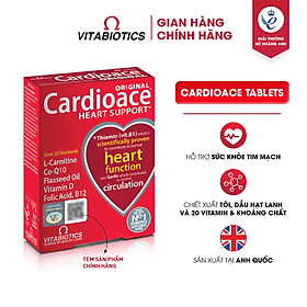 Viên Uống Vitabiotics CARDIOACE Hỗ Trợ Sức Khỏe Tim Mạch Bổ Sung Vitamin