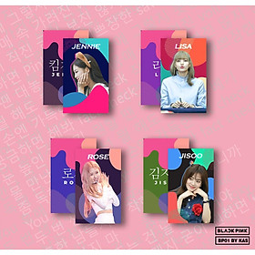 Set 240 card 4 thành viên BlackPink BP01 Hình data Limit
