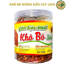 KHÔ BÒ MIẾNG SIÊU CAY TÂN LỘC PHÁT - HŨ 150G