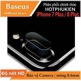 Kính Cường Lực Camera Cao Cấp Baseus iPhone 7 Plus 8 Plus - Hàng Chính Hãng