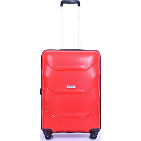 Vali kéo nhựa du lịch sakos milano - size s/m - xách tay/ ký gửi - khóa tsa - nhựa pp