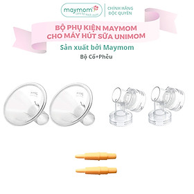 Bộ Phụ Kiện Máy Hút Sữa Unimom Thương Hiệu Maymom, Phễu Hút Sữa Size Từ 10-32mm