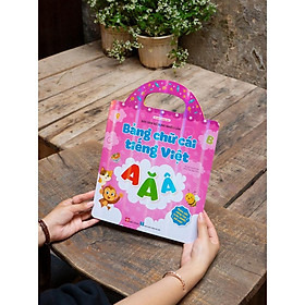 Sách Bóc Dán Sử Dụng Nhiều Lần (Thỏa Sức Sáng Tạo Trên Nhiều Bề Mặt) Cho Bé 3+ - Chữ Cái Tiếng Việt