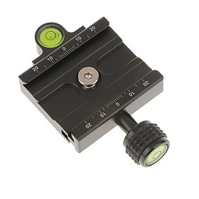 Camera QR Quick Release Plate And 3/8 1/4inch Clamp for Ball Head Tripod