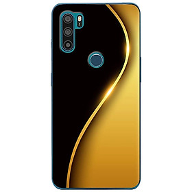 Ốp lưng dành cho Vsmart Active 3 mẫu Đường cong chữ S vàng