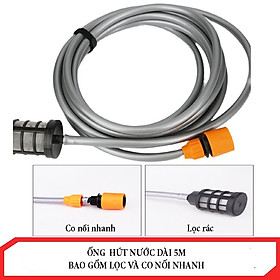 Mua Phụ kiện cho máy rửa xe cầm tay với ống tạo áp lực  co nối nhanh  ống dây hút  bình bọt  lọc rác  bộ béc phun 2 chi tiết