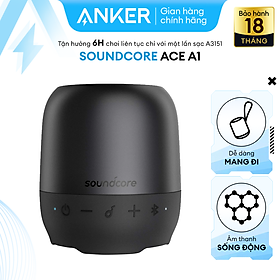 Mua Loa bluetooth SOUNDCORE Ace A1 5W (by Anker) - A3151 - Hỗ trợ thẻ nhớ Micro SD và nghe nhạc từ cổng AUX 3.5mm nghe nhạc liên tục đến 6 giờ