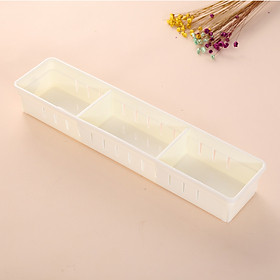 Khay Nhựa Đựng Đồ Chia Ngăn Có Thể Điều Chỉnh Cho Ngăn Kéo Tiện Dụng