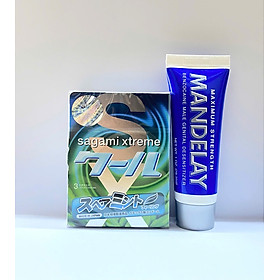 Bao cao su kéo dài thời gian Sagami kèm gel dành cho nam