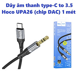 [ C/ iP to 3.5 audio  ] Cáp âm thanh cho đt iP đt android  kết nối với loa tai nghe hoco UPA26 Mcdodo CA078 CA082 _ Hàng chính hãng