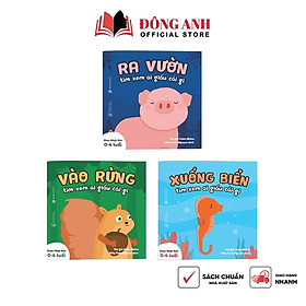 Hình ảnh Sách - Combo 3 cuốn Ehon Ai Giấu Cái Gì Đó dành cho bé từ 0-6 tuổi