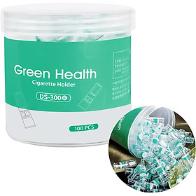 Bộ lọc  100 PCS dùng  dùng một lần với bộ chuyển đổi  tốt chống  chống tar