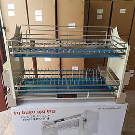 Mua Giá Bát Nâng Hạ INOX 304 Ray ÂM Giảm Chấn (Có Thợ Lắp