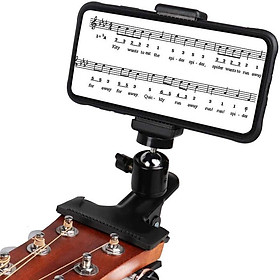 Guitar Head Clip Người giữ điện thoại di động cho guitar/guitar điện/bass/ukulele