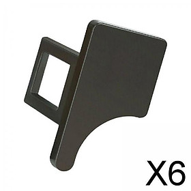 6xCar Safety Seat Belt Buckle Clip / Byd Atto 3 Yuan Plus Black
