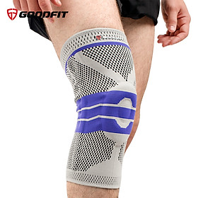 Băng bảo vệ đầu gối, bó gối thể thao silicon chống trượt GoodFit GF513K