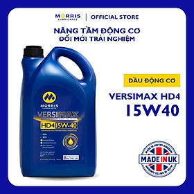 Dầu Nhớt Cao Cấp Cho Động Cơ Xăng và Diesel - Morris Lubricants Versimax HD4 15W-40 / Can 5L