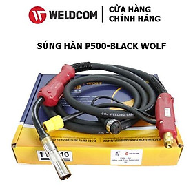 Súng Hàn P500 (cáp 60mm2) Dùng Cho Máy Hàn - Black Wolf