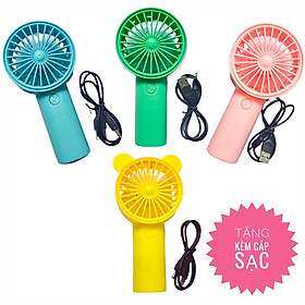 Mua Quạt Mini Cầm Tay tích hợp sẳn Pin  sạc cổng USB siêu mát