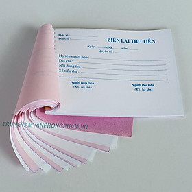 Mua Biên lai thu tiền 2 liên 60 tờ