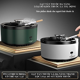 Mua Gạt tàn thuốc đa năng thanh lọc loại bỏ mùi khói thuốc kết hợp hương thơm tinh dầu  dung lượng pin 5V/500mA có thể sạc lại  tích hợp cảm biến chạm tự động