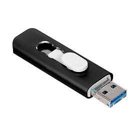 Ổ đĩa flash OTG yvonne Y15D USB2.0 U Disk Telescopic 32GB USB Type-C cho điện thoại di động / PC / máy tính xách tay - 32GB-Màu đen-Size