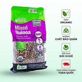 Hình ảnh Hạt diêm mạch hữu cơ Absolute Organic Quinoa Mixed 3 loại diêm mạch (400 Grams) - Nhập khẩu Australia