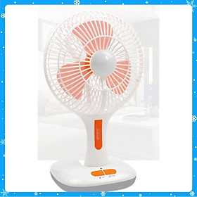 Mua COMBO Quạt Tích Điện Kèm Đèn 2In1 + Ổ Cắm Điện Tròn Đa Năng Cho Gia Đình - Tặng 1 quạt cầm tay mini - Hàng Chất Lượng