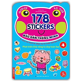 178 Stickers - Bóc Dán Thông Minh Phát Triển Khả Năng Tư Duy Toán Học (3 - 4 Tuổi) - Tập 4