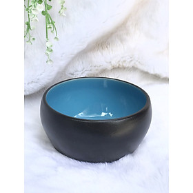 Mua Tô sứ ăn cơm nhỏ Xanh - Đen Phong cách Nhật - 14cm - Gốm sứ cao cấp - Chắn chắn - Sang Trọng - Chống nứt mẻ cạnh