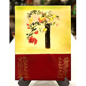 Mua Tranh lịch sơn mài cao cấp Thanh Bình Lê size 30x40 cm treo tường  trang trí nhà cửa  văn phòng  quà tặng tân gia  tặng