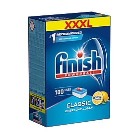 Viên rửa bát tổng hợp FINISH 100 viên hương chanh