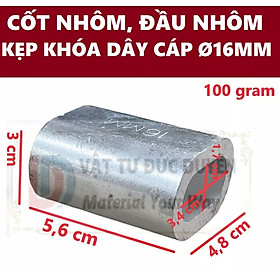Cốt đầu nhôm khóa cáp