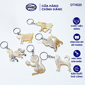 Móc treo chìa khóa 12 con giáp bằng sừng (OTH020) Độc Lạ - Đẹp mắt