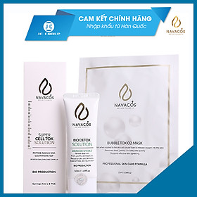 Hình ảnh Bộ 3 sản phẩm hỗ trợ làm trắng sáng, giảm nám mụn Derma Crystal Matrix Navacos