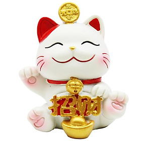 Mua Mô Hình Mèo Thần Tài Mini Trang Trí Tết - WanLongDa NN161
