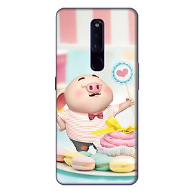 Ốp lưng điện thoại Oppo F11 Pro hình Heo Con Ăn Bánh - Hàng chính hãng