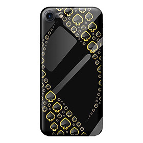 Ốp kính cường lực cho iPhone 7 nền ách đen 1 - Hàng chính hãng