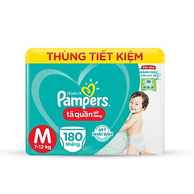 Tã Quần Pampers Giữ Dáng MegaBox M180/L162/XL144