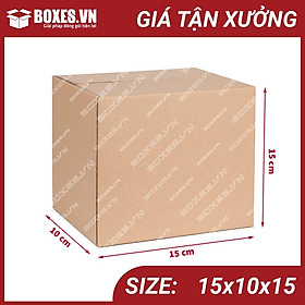 Mua 15x10x15 Combo 50 hộp Carton đóng gói hàng giá tại xưởng