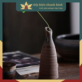 Bình Hoa Trang Trí Gốm Sa Thạch Giả Cổ Mộc Mạc