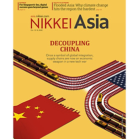 Hình ảnh Nikkei Asian Review: Nikkei Asia - DECOUPLING CHINA - 40.20, tạp chí kinh tế nước ngoài, nhập khẩu từ Singapore