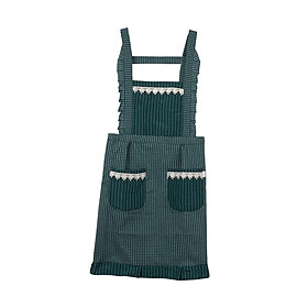 Kitchen Apron Gardening Apron with Pockets Barista Apron for Home Red