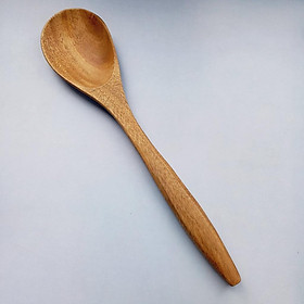 Mua Muôi Sạn Thìa Trộn Gỗ Keo Tự Nhiên 30x7cm Trộn Salad  Nấu Canh Soup  Chụp Ảnh Decor