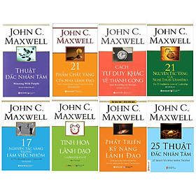 [Download Sách] Combo 8 Cuốn Tinh hoa lãnh đạo của John C. Maxwell 