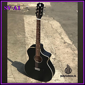 Mua Guitar acoustic tập chơi SVA1 - có ty chống cong  tặng phụ kiện